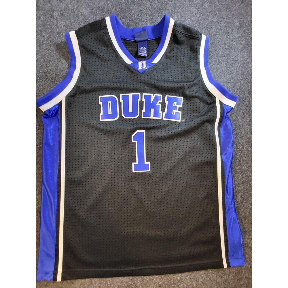 Champs Black and Royal Blue DUKE #1 Basketball Jersey